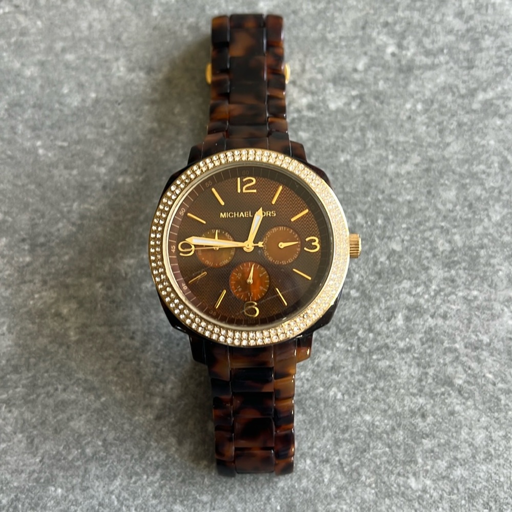 Michael Kors Tortoise Watch